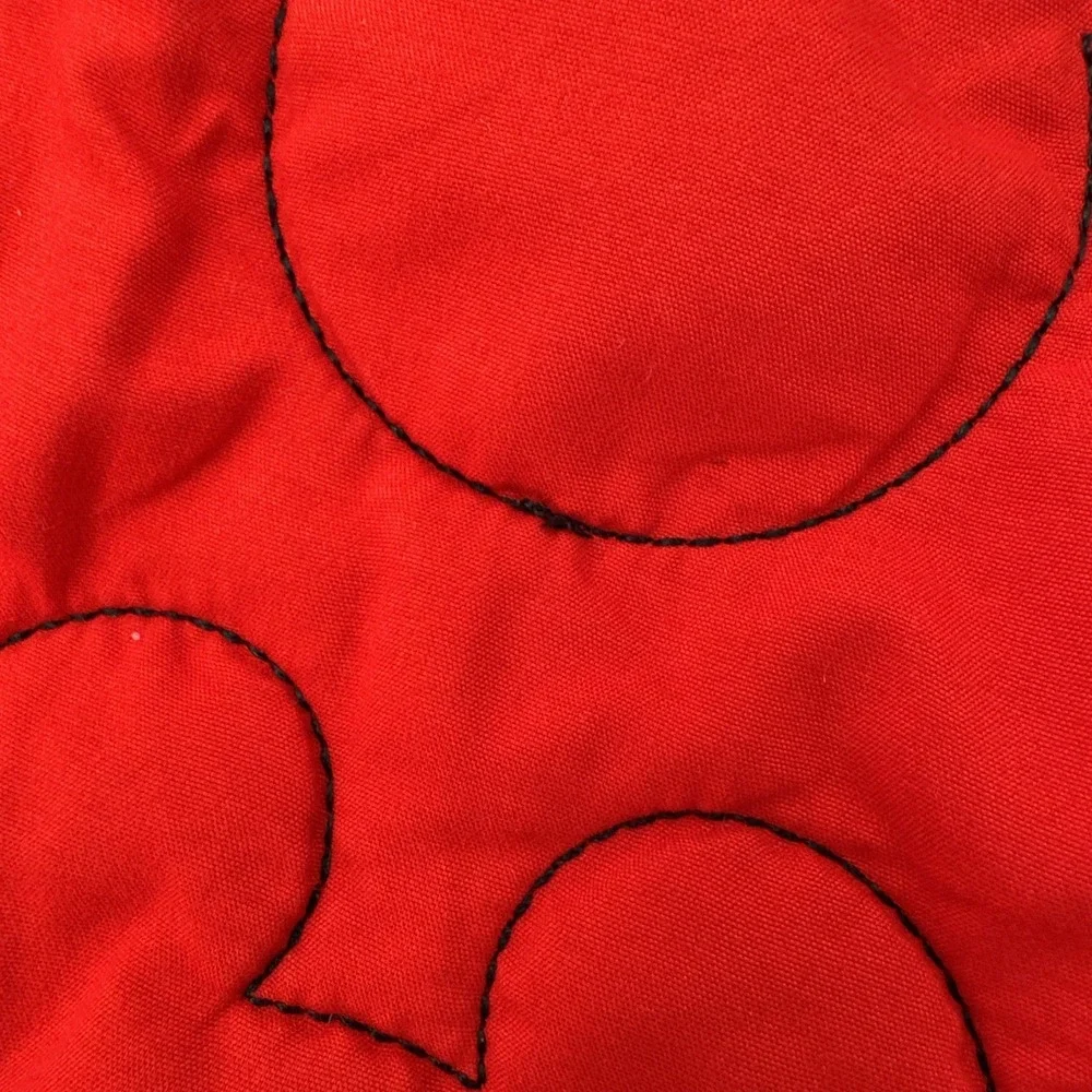 Disney Mickey Mouse Ears‎ Embroidered Quilted Pillow Case 20 X 26